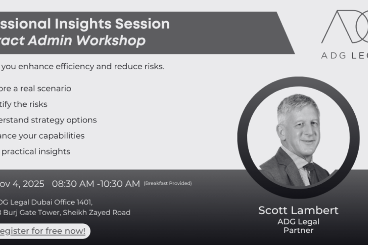 Contract Administration Workshop with Scott Lambert