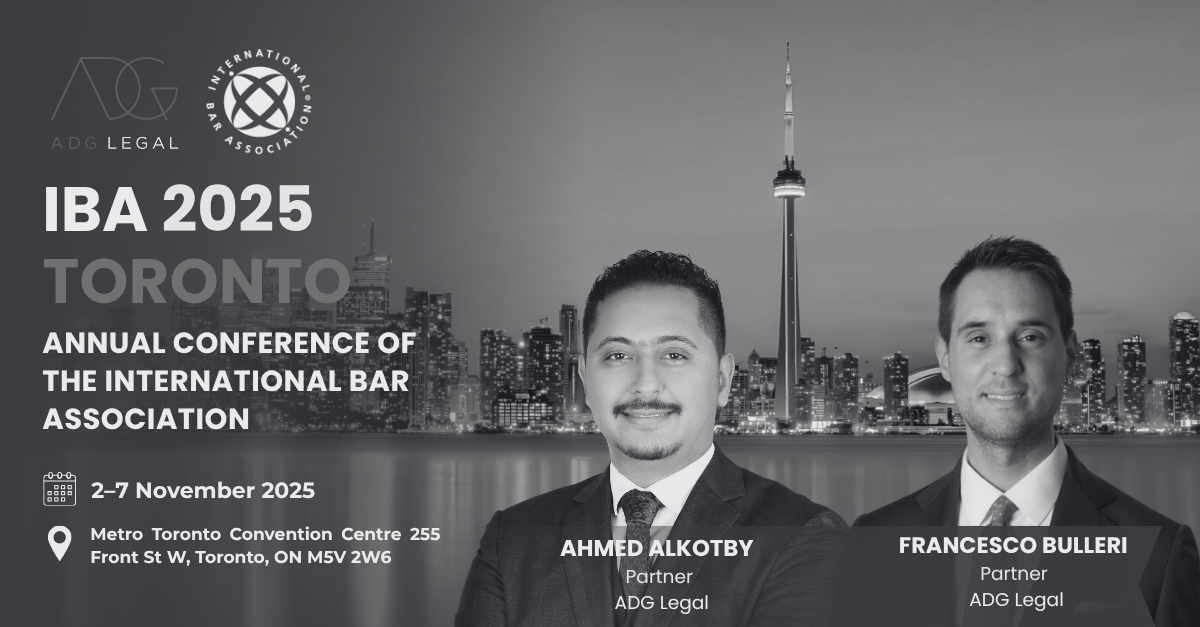 ADG Legal at IBA 2025 in Toronto | International Bar Association ADG Legal at IBA 2025 in Toronto | International Bar Association